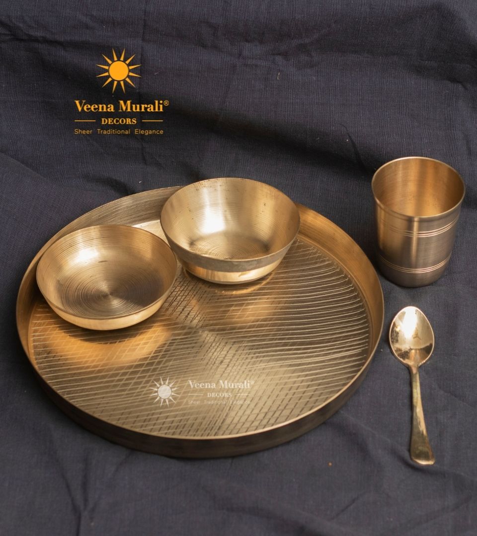 Bronze Kansa Thali Daily Set